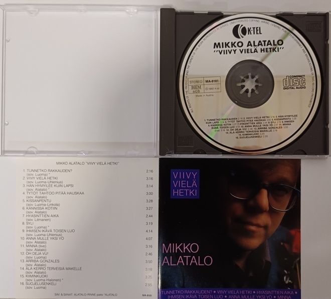 Mikko Alatalo: Viivy Vielä Hetki CD