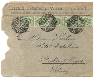 Vaasa,  v. 1909  firmakuori kotiseutukeräilijälle