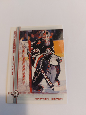 2000-01 BAP Memorabilia Ruby #204 Martin Biron /200