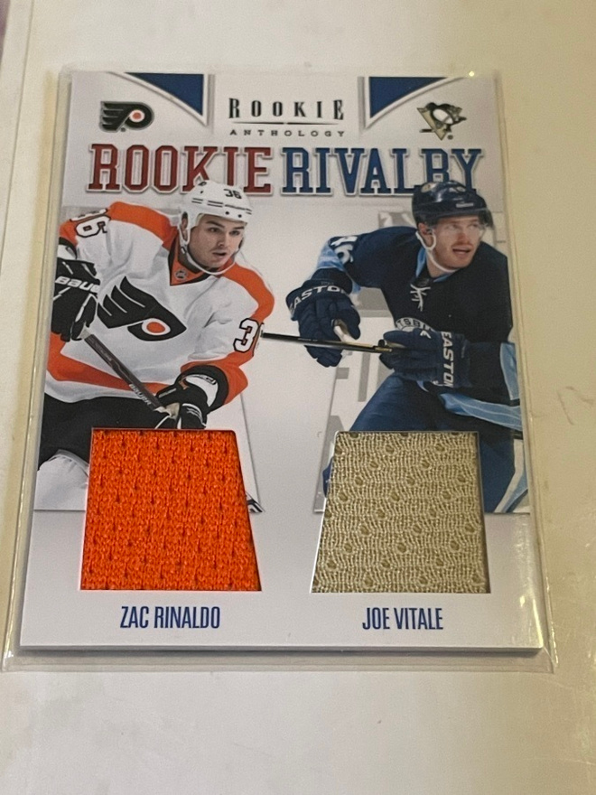 11-12 Panini Rookie Anthology Dual Jerseys Rinaldo/Vitale