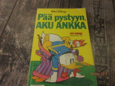Aku Ankan taskukirja 51 - Pää pystyyn, Aku Ankka (2.painos)