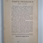 Toivo Pekkanen : Levottomuus : novelleja - pikkukuva 2