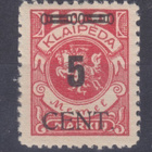 Saksa reich Memel 1923 Mi 188 postituoreena - pikkukuva 1