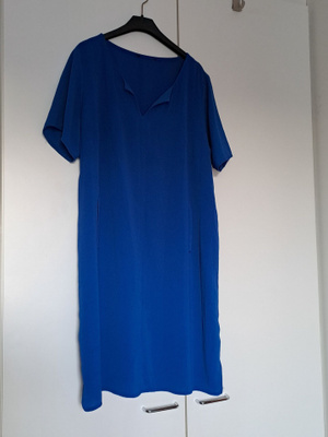 Sähkönsininen tunika / mekko XL