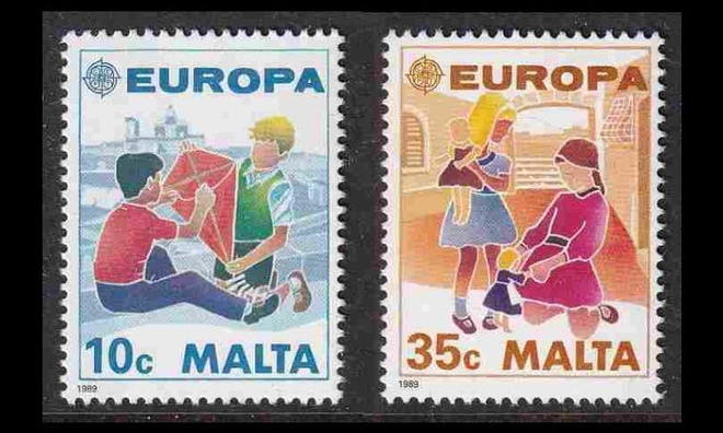Malta 816-7 ** Europa lasten leikit (1989)