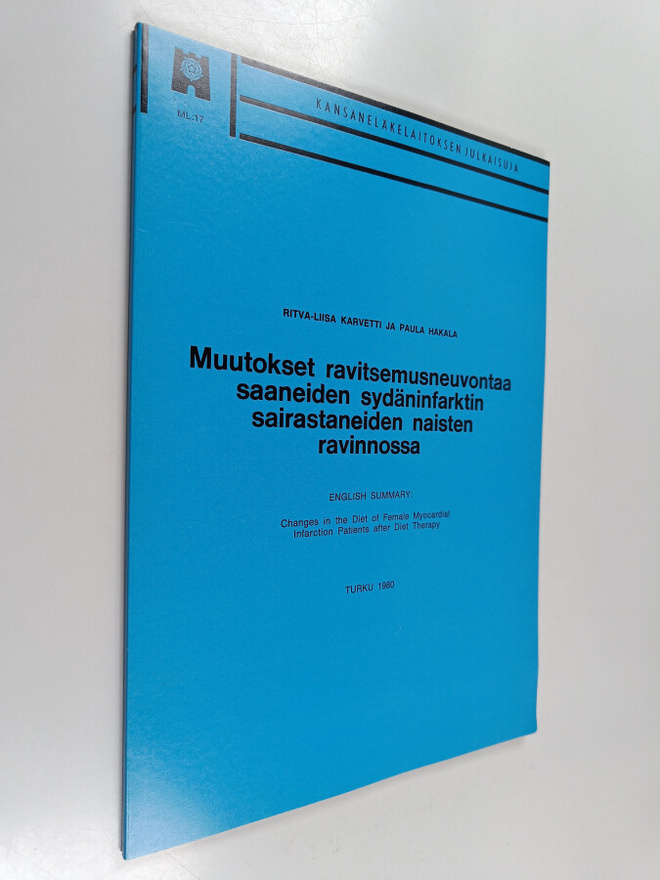 Ritva-Liisa Karvetti : Muutokset ravitsemusneuvontaa saan...