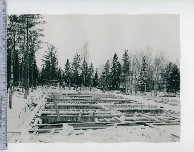 Asuinrakennus virkailijoille 1962 Vuosaari  Nordsjö-Kallvik