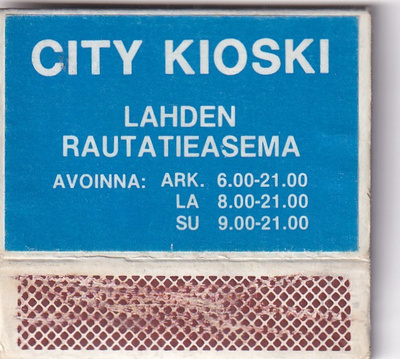 Lahti, CITY kioski , Lahden Rautatieasema     b608