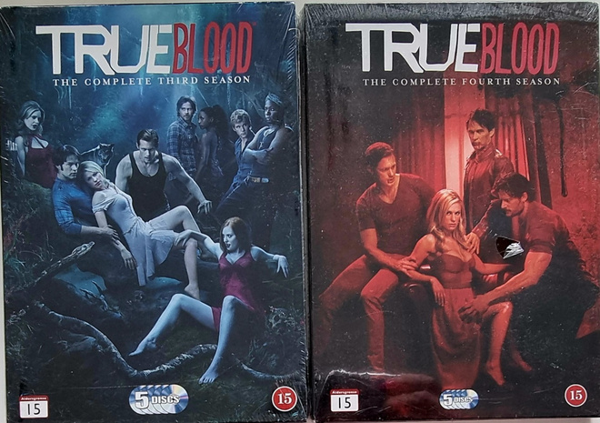 TRUE BLOOD, KAUDET 3 JA 4 DVD