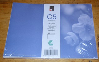 25kpl C5 kirjekuoria