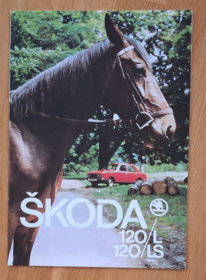 1978 Skoda 120 L 120 LS esite - 16 sivua - KUIN UUSI