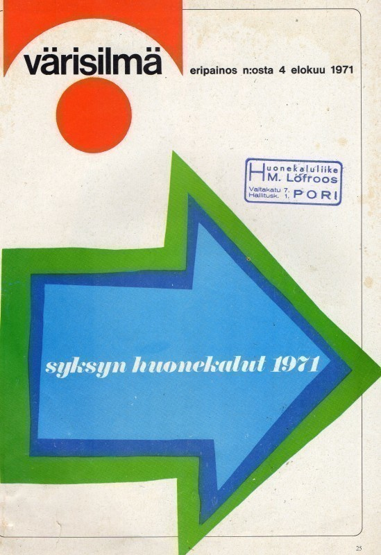Värisilmä eripainos n:osta 4 elökuu 1971