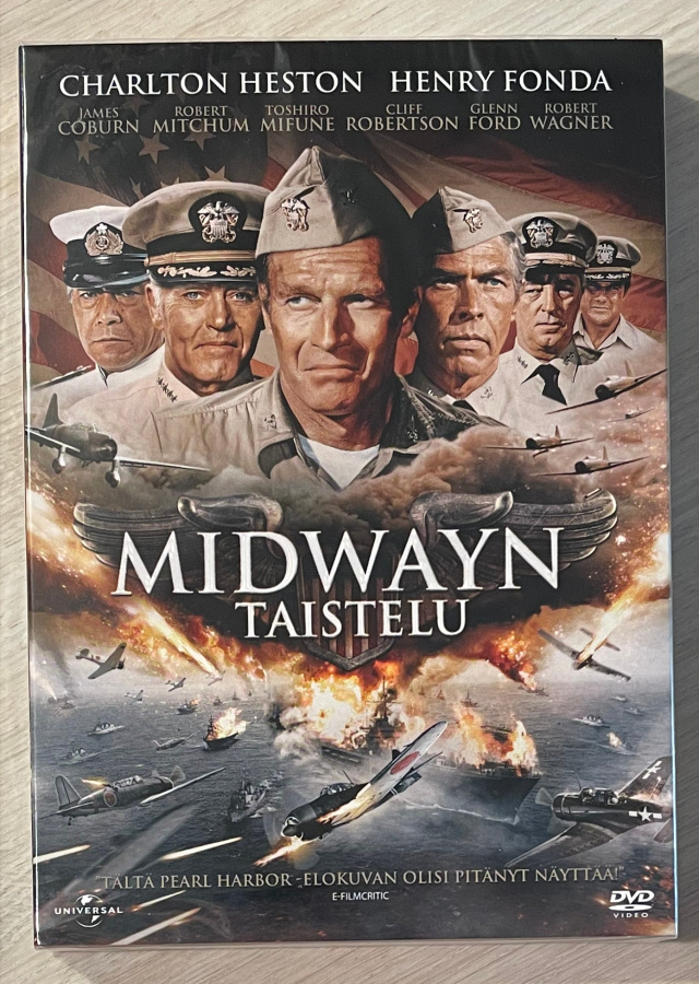 Midwayn taistelu (1976) Charlton Heston, Henry Fonda (UUSI)