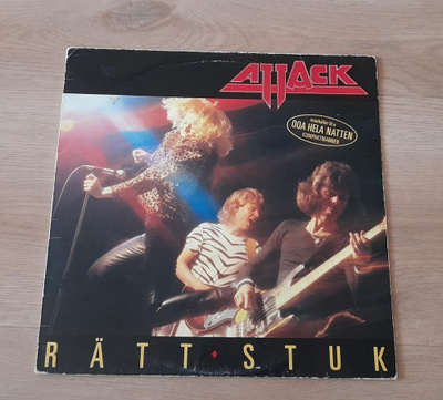 ATTACK Rätt stuk Epic 85447 Ruotsi 1981