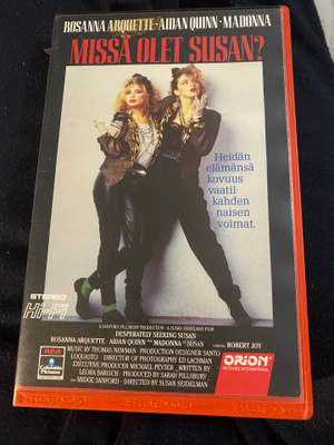 Kasariklassikko: Missä olet Susan 1985 VHS Madonna