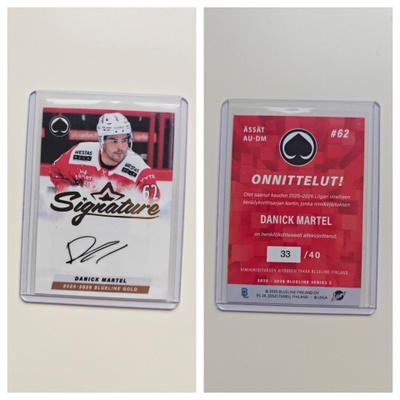 Danick Martel Gold Signature Blueline