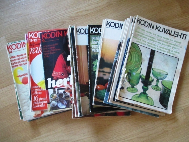 Kodin kuvalehtiä, 1,00€ kpl