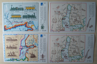 Postimerkit 1985 1986 1987