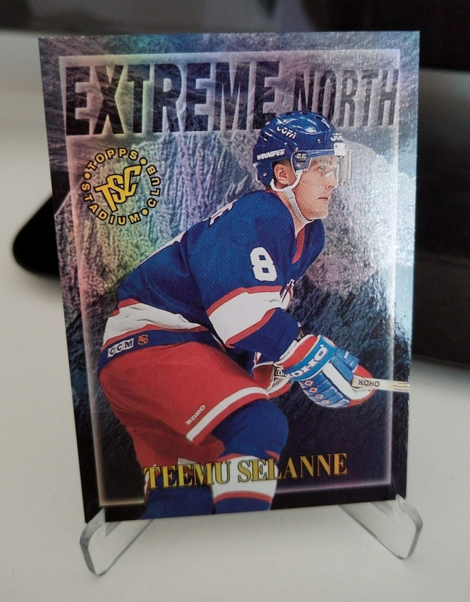 1995-96 Topps Stadium Club Extreme North Teemu Selänne