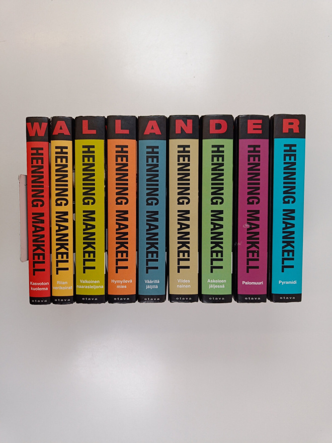 Wallander -setti (9 kirjaa) : Kasvoton kuolema ; Riian ve...