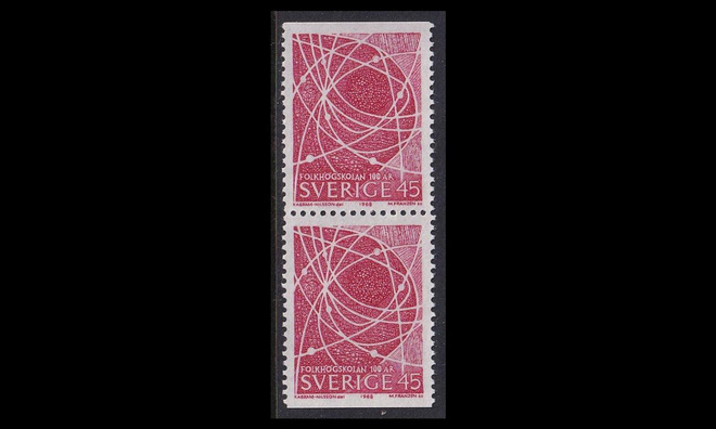 Ruotsi 614DD ** Kansankorkeakoulu 100v (1968)