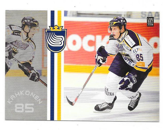 2007-08 CardSet #181 Toni Kähkönen Espoo Blues