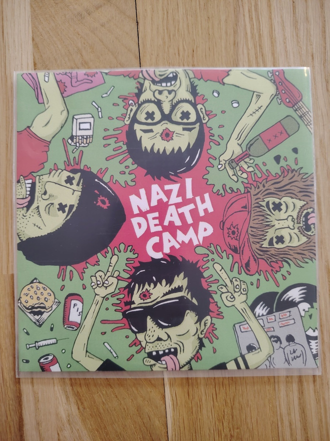NAZI DEATH CAMP : Inside the mind of mongoloid - 7"ep