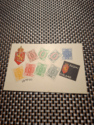 Z15 Sortokauden postimerkki kortti