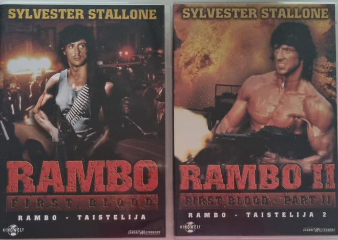 RAMBO - FIRST BLOOD PART 1 & 2 DVD (2 X 1 DISC)
