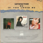 Laura Branigan :  Satisfaction  -  7" - pikkukuva 4