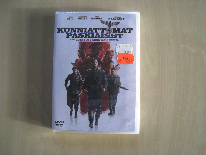 kunniattomat paskiaiset (uusi/muoveissa) dvd