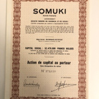 Vanha Somuki kaivosyhtiön - osakekirja - pikkukuva 1