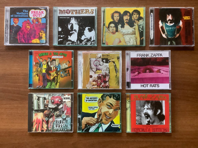 Frank Zappa CD -kokoelma, 66 x CD’s