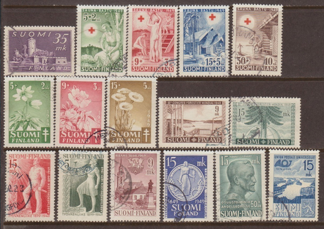 v.1949 Merkit leimattuna