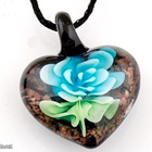 970 .. Murano Käsityö Lampwork Taidelasi .. Kaulakoru - pikkukuva 1