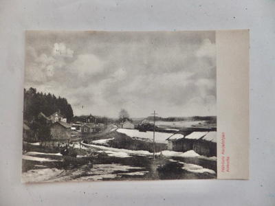 VANHA Postikortti Karjalohja kulk 1911
