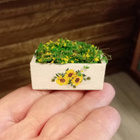 Nukkekoti miniatyyri kukkalaatikko 1:12 - pikkukuva 1