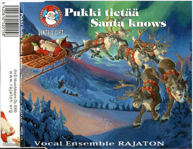 Pukki tietää Santa knows - Vocal Ensemble RAJATON  - CDs