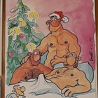 Ralf König  JOULUKORTTI  Gallerie Janssen - pikkukuva 1