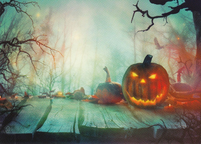 Halloween metsä