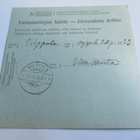 1923 Lahti Kontr. postiosoitus os taiteilija Ville Musta - pikkukuva 2