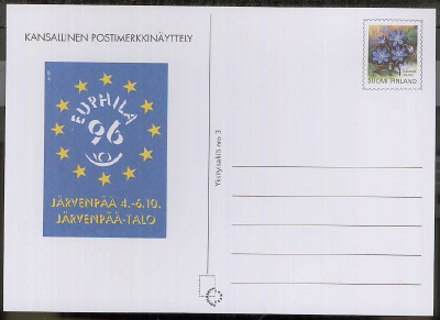 1996 EUPHILA ehiökortti +