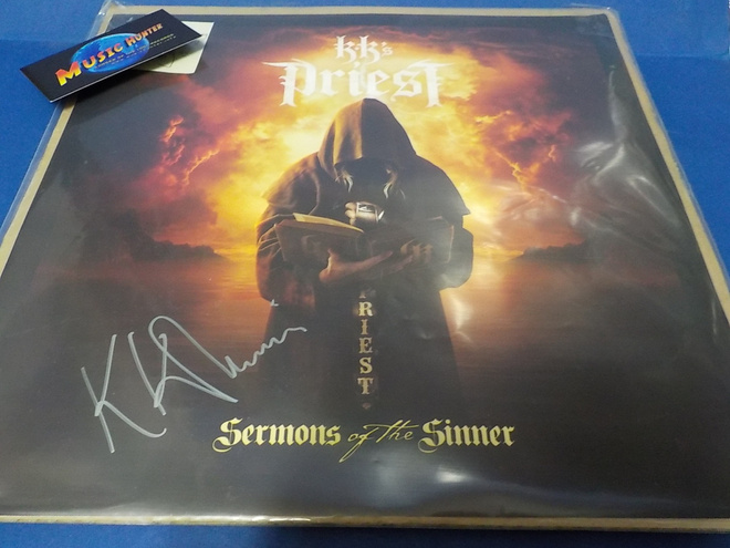 K.K. DOWNING ( JUDAS PRIEST ) NIMIKIRJOITUS INSERTISSÄ