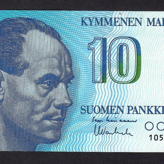 10mk 1986 LIN-Va Pakkasileä
