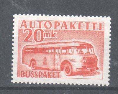 1952 Autopaketti 20 mk ilman liimaa.