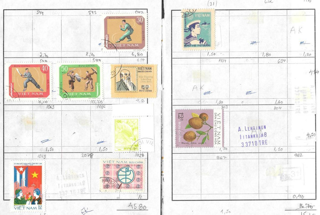 Valintavihon sivuja (10kpl) - Vietnam