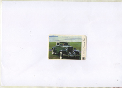 Säästöpankin keräilytarra American Touring Car.