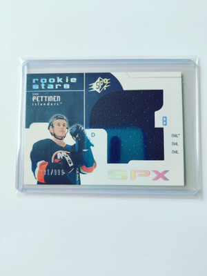 Tomi Pettinen 02-03 SPx Rookie Stats /999