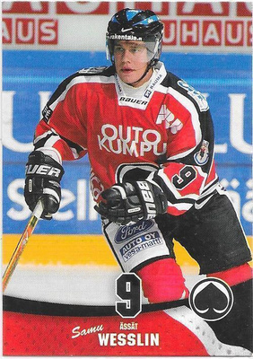 2004-05 CardSet #190 Samu Wesslin Ässät
