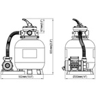 Hiekkasuodatinpumppu 600 W 17000 l/h - pikkukuva 2